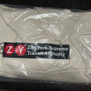Supreme X Zoo York “Natural” Transit Authority Sweatshirt size XL